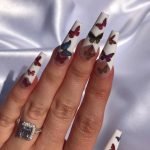 french tips butterfly
