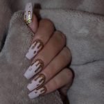 gold glitter drip