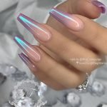 iridescent ombre french