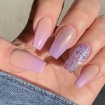 lavender ombre nude