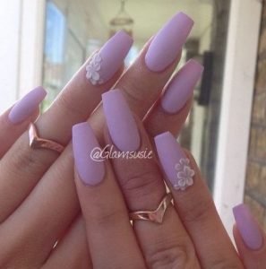 matte lavender flower