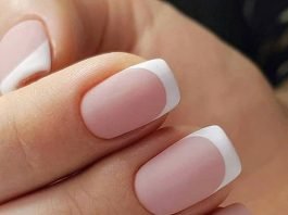 french gel tip matte modern