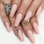 matte pale nude jewels