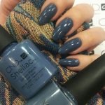 muted blue shellac