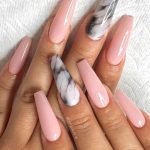 nude pink marble