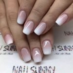 ombre gel french