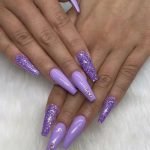 purple glitter jewels