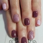 purple shellac short