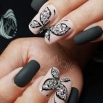 rhinestone black butterfly