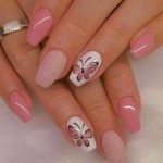 soft pink butterfly