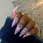 stiletto jewels iridescent