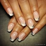 striped french gel