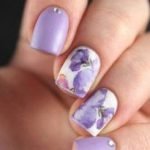 watercolor flower lavender