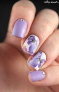 artistic floral lavender