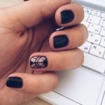 black clear geometric