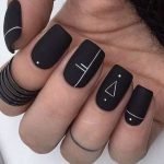 black matte shapes
