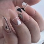 black white geometry