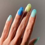 blue yellow glass matte