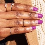 bright purple dark skin