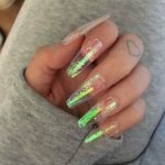 broken glass nails