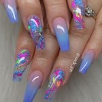 colorful clear swirl