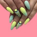 neon yellow geometry