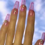 pale pink glitter jelly