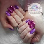 pink chrome purple glitz