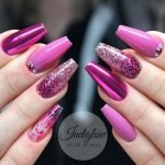 pink matte design chrome
