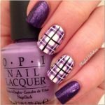 purple plaid