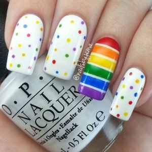 dot stripe rainbows