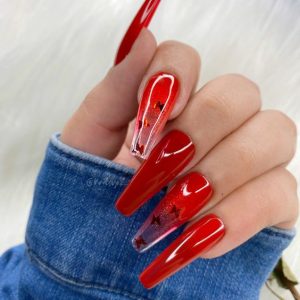 red coffin jelly nail