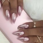stiletto pink chrome