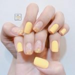 yellow floral korean