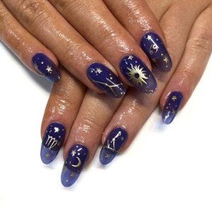 constellation jelly nail