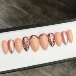 chunky rose gold chrome