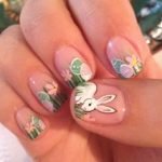 clear easter nails