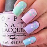 easter pastel polka dot rainbow