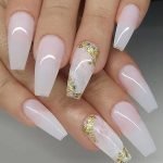 gold foil milky white