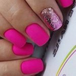hot pink gel