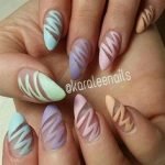 matte pastel zigzag