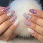 mauve glitter fiberglass