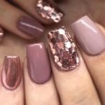 rose gold glitter design