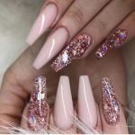 rose gold nails