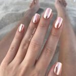 solid rose gold chrome