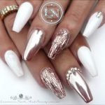 white rose gold chrome