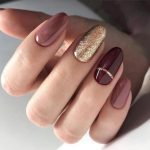 dark mauve gold glitter