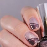 diagonal mauve glittter