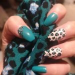 leopard print teal
