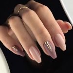 mauve nude rhinestone